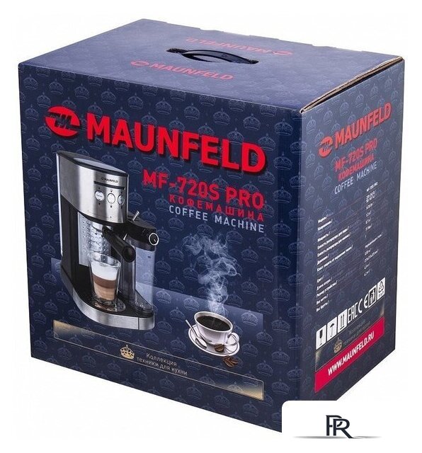 Рожковая кофеварка MAUNFELD MF-720S Pro - Изображение №11 — Интернет-магазин ПроЗаказ