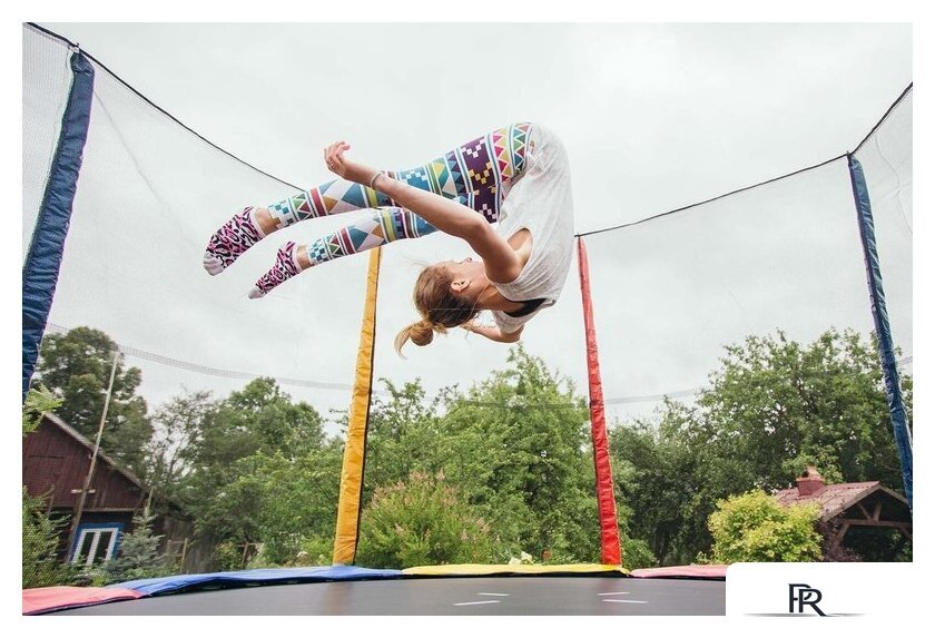 Батут Sundays Acrobat-D490 (зеленый, с сеткой) - Изображение №3 — Интернет-магазин ПроЗаказ