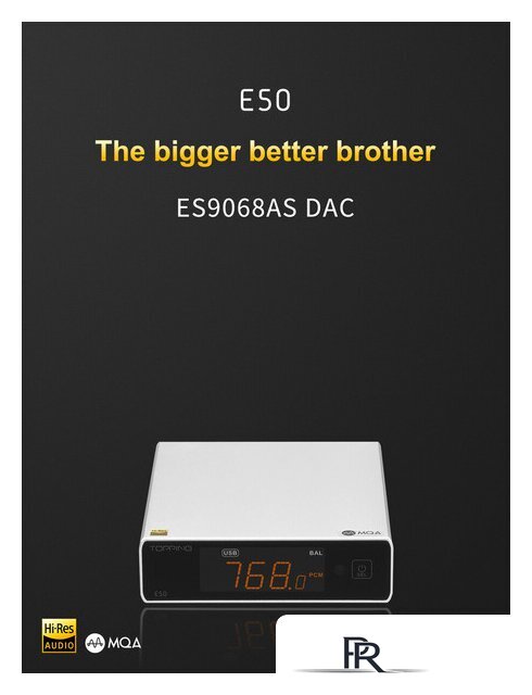 Цифро-аналоговый преобразователь Topping E50 (черный) - Изображение №12 — Интернет-магазин ПроЗаказ