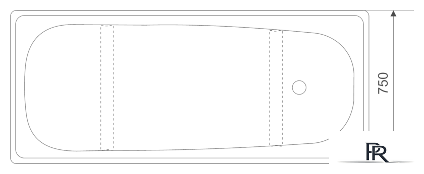 Ванна White Wave Classic L-1500 150x75 - Изображение №2 — Интернет-магазин ПроЗаказ