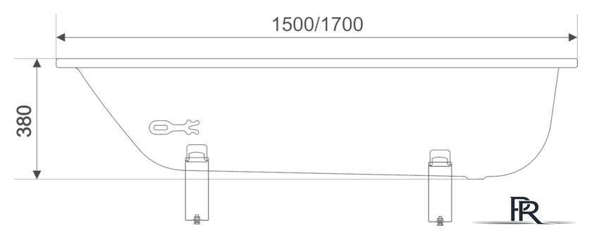 Ванна White Wave Classic L-1500 150x75 - Изображение №3 — Интернет-магазин ПроЗаказ
