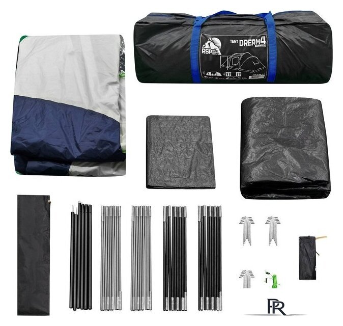 Кемпинговая палатка RSP Outdoors Dream 4 (синий) - Изображение №23 — Интернет-магазин ПроЗаказ