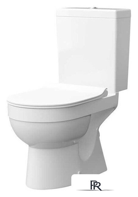 Унитаз напольный Керамин Бергамо Нова Slim МЛ 2-режим (белый) - Изображение №1 — Интернет-магазин ПроЗаказ