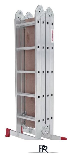 Лестница-трансформер Новая высота NV 233 трансформер с помостом 4x5 ступеней - Изображение №7 — Интернет-магазин ПроЗаказ