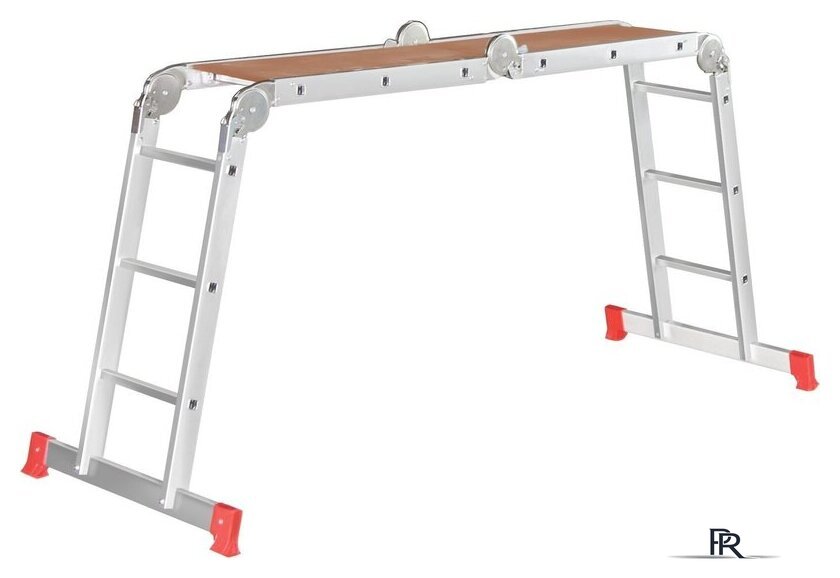 Лестница-трансформер Новая высота NV 233 трансформер с помостом 4x5 ступеней - Изображение №2 — Интернет-магазин ПроЗаказ