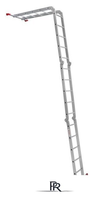 Лестница-трансформер Новая высота NV 233 трансформер с помостом 4x5 ступеней - Изображение №5 — Интернет-магазин ПроЗаказ