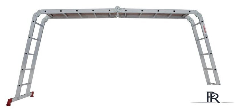 Лестница-трансформер Новая высота NV 233 трансформер с помостом 4x5 ступеней - Изображение №3 — Интернет-магазин ПроЗаказ