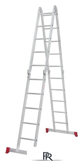 Лестница-трансформер Новая высота NV 233 трансформер с помостом 4x5 ступеней - Изображение №4 — Интернет-магазин ПроЗаказ