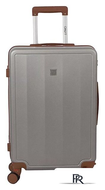 Чемодан-спиннер Grott 340-614/5-24 (светло-серый) - Изображение №1 — Интернет-магазин ПроЗаказ
