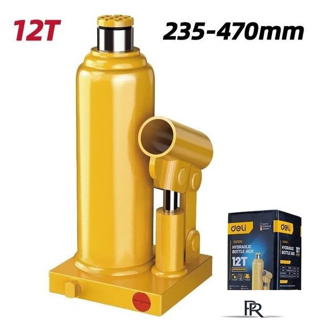 Бутылочный домкрат Deli DQ71012 12т - Изображение №1 — Интернет-магазин ПроЗаказ