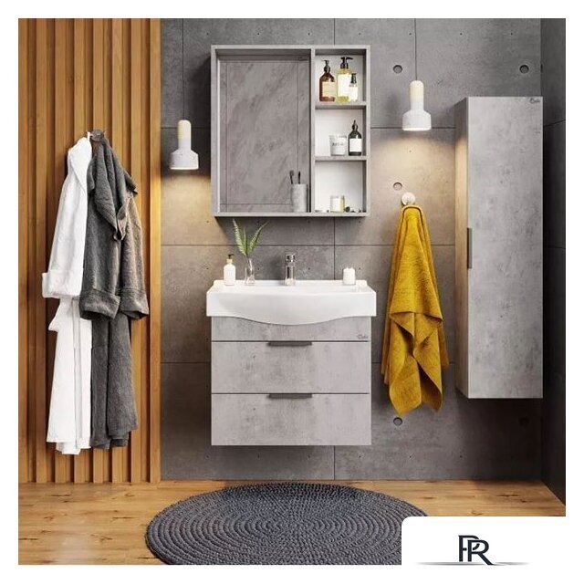  Onika Шкаф с зеркалом Девис 65.00У 206542 - Изображение №2 — Интернет-магазин ПроЗаказ