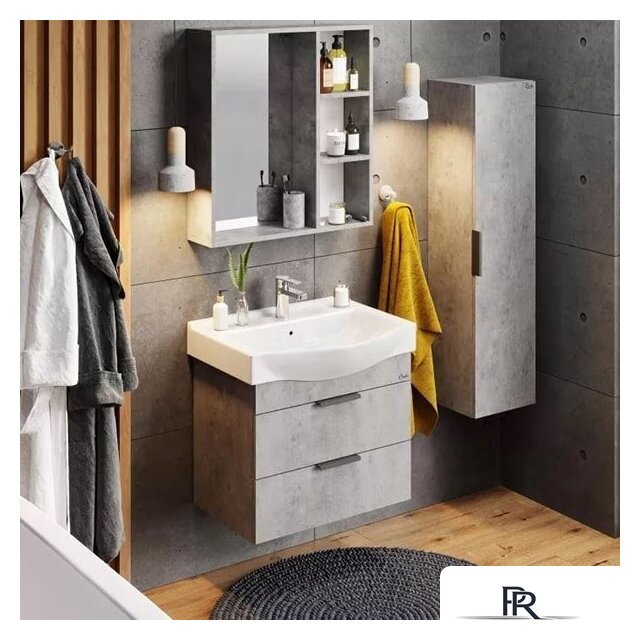  Onika Шкаф с зеркалом Девис 65.00У 206542 - Изображение №5 — Интернет-магазин ПроЗаказ