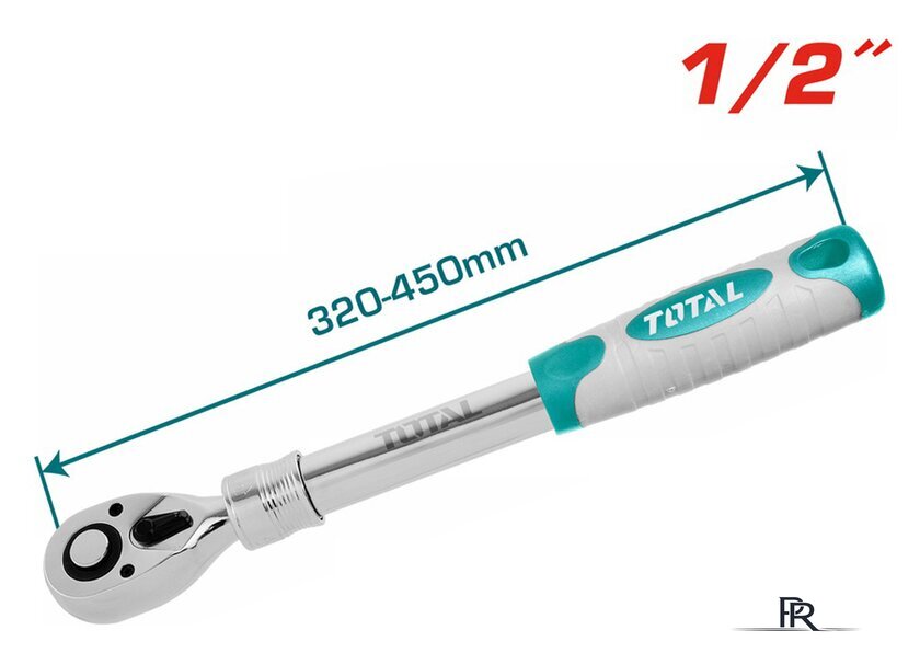 Вороток с трещоткой Total THT106128L - Изображение №1 — Интернет-магазин ПроЗаказ