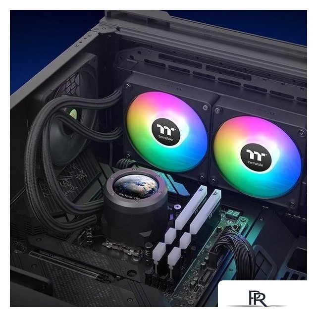 Система жидкостного охлаждения для процессора Thermaltake TH280 V2 Ultra EX ARGB CL-W416-PL14SW-A - Изображение №6 — Интернет-магазин ПроЗаказ