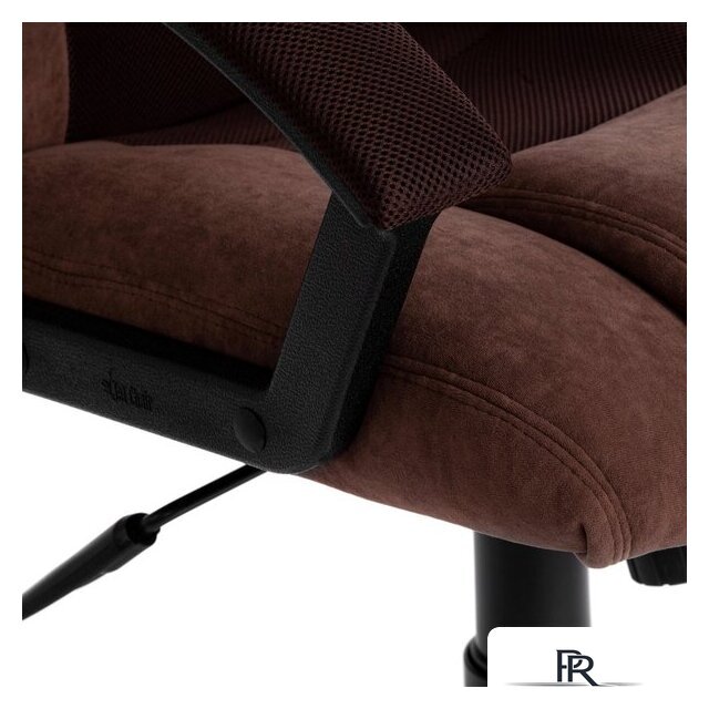 Игровое (геймерское) кресло TetChair Driver (флок/ткань, коричневый) - Изображение №11 — Интернет-магазин ПроЗаказ