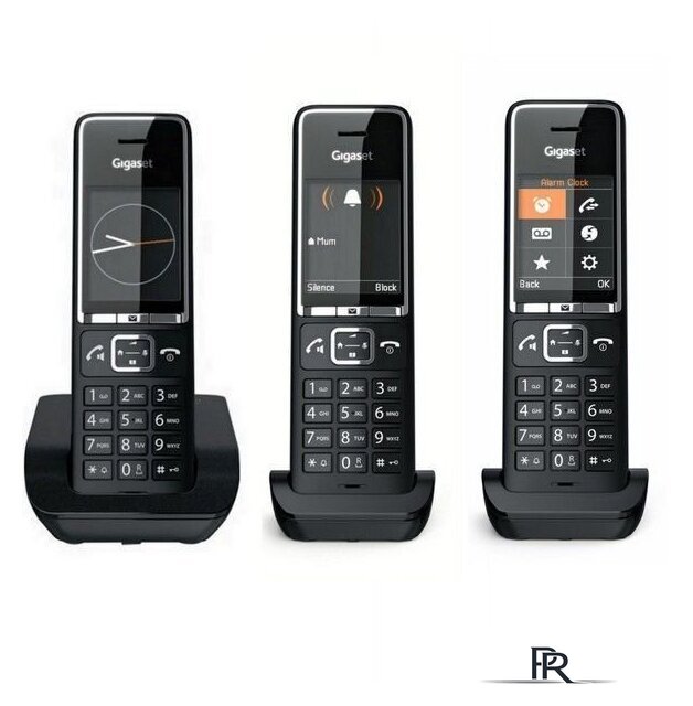 Радиотелефон Gigaset Comfort 550 Trio (черный) - Изображение №3 — Интернет-магазин ПроЗаказ