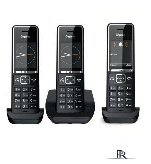 Радиотелефон Gigaset Comfort 550 Trio (черный) - Изображение №2 — Интернет-магазин ПроЗаказ