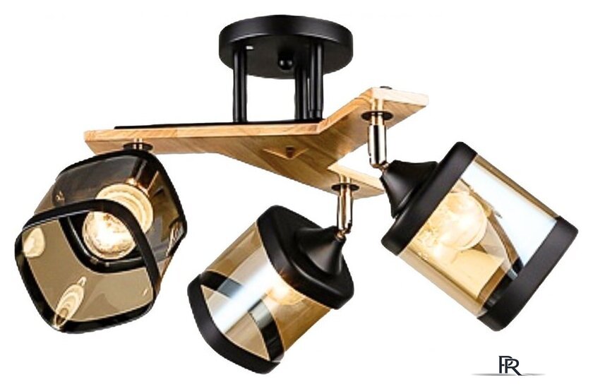 Люстра средней высоты Aitin Pro НПБ 02-3x60-101 N5292/3 (черный/дерево) - Изображение №1 — Интернет-магазин ПроЗаказ