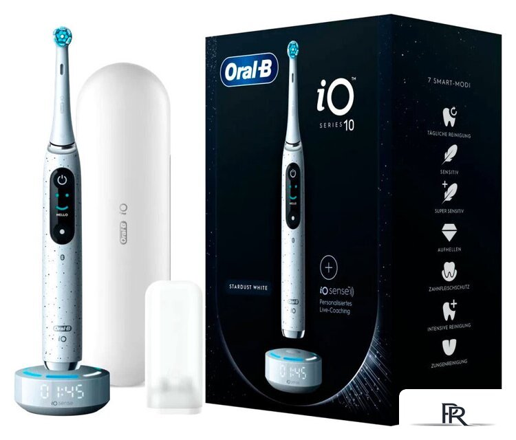 Электрическая зубная щетка Oral-B iO 10 Series 10 (белый) - Изображение №1 — Интернет-магазин ПроЗаказ