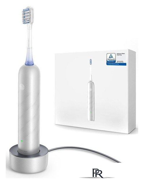 Электрическая зубная щетка Trouver 3D Clean Electric Toothbrush ATB15A (серебристый) - Изображение №3 — Интернет-магазин ПроЗаказ