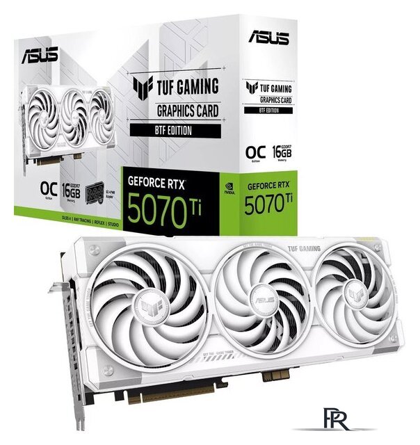 Видеокарта ASUS TUF Gaming GeForce RTX 5070 Ti 16GB GDDR7 BTF White OC Edition TUF-RTX5070TI-O16G-BTF-WHITE - Изображение №11 — Интернет-магазин ПроЗаказ