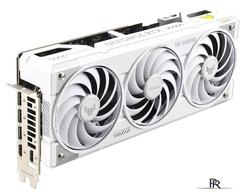 Видеокарта ASUS TUF Gaming GeForce RTX 5070 Ti 16GB GDDR7 BTF White OC Edition TUF-RTX5070TI-O16G-BTF-WHITE - Изображение №1 — Интернет-магазин ПроЗаказ