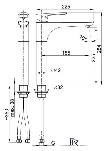 Смеситель Armatura Tanzanit 5022-712-00 - Изображение №2 — Интернет-магазин ПроЗаказ