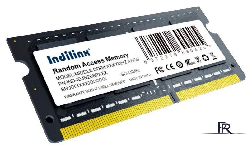 Оперативная память Indilinx 8ГБ DDR4 SODIMM 3200 МГц IND-ID4N32SP08X - Изображение №2 — Интернет-магазин ПроЗаказ