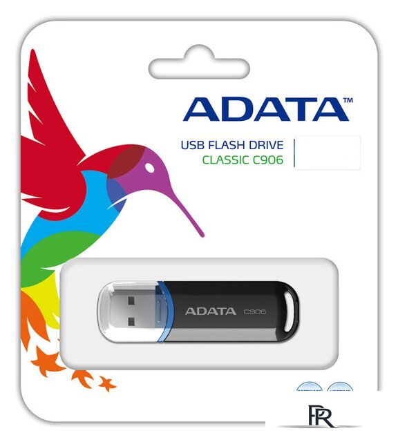 USB Flash ADATA C906 32 Гб Black (AC906-32G-RBK) - Изображение №4 — Интернет-магазин ПроЗаказ