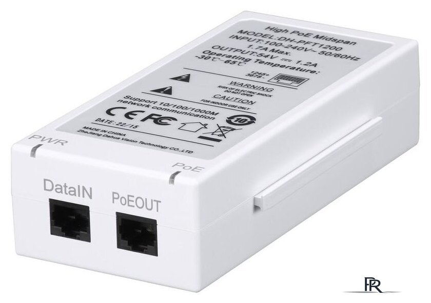 PoE-инжектор Dahua DH-PFT1200 - Изображение №1 — Интернет-магазин ПроЗаказ