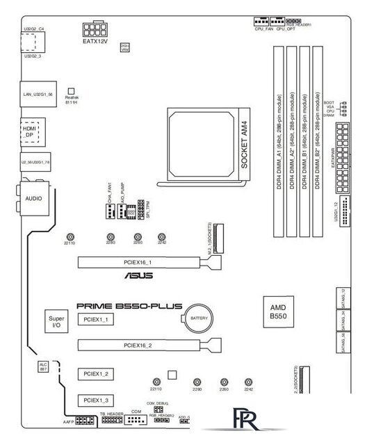 Материнская плата ASUS Prime B550-Plus - Изображение №7 — Интернет-магазин ПроЗаказ