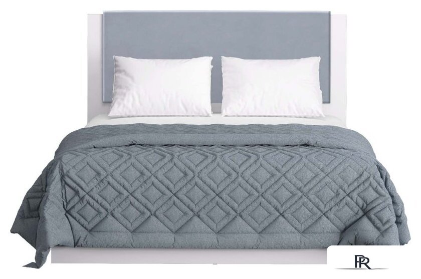 Кровать Аквилон Акцент №1200М (белое сияние/веллюкс 49) - Изображение №4 — Интернет-магазин ПроЗаказ