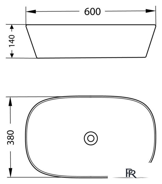 Умывальник Lauter 21393-60-A + клапан 21190W + сифон 21635W (белый матовый) - Изображение №17 — Интернет-магазин ПроЗаказ