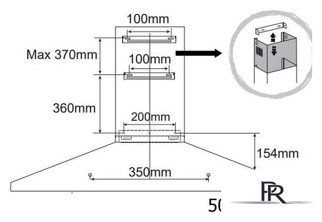 Кухонная вытяжка Evelux Favorite 60 X - Изображение №2 — Интернет-магазин ПроЗаказ