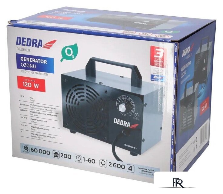 Озонатор Dedra DED6631 - Изображение №4 — Интернет-магазин ПроЗаказ