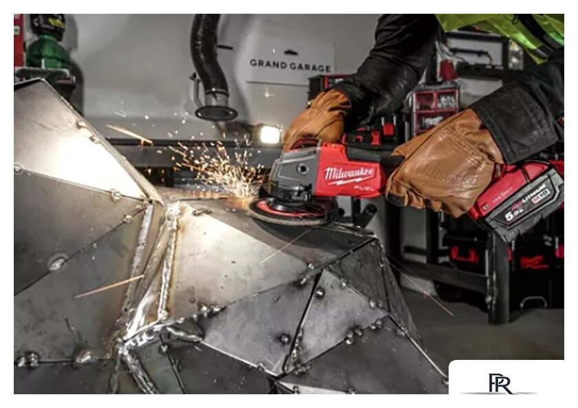 Угловая шлифмашина Milwaukee M18 ONEFSAG 125XPDB-502X Fuel 4933478435 (с 2-мя АКБ) - Изображение №5 — Интернет-магазин ПроЗаказ