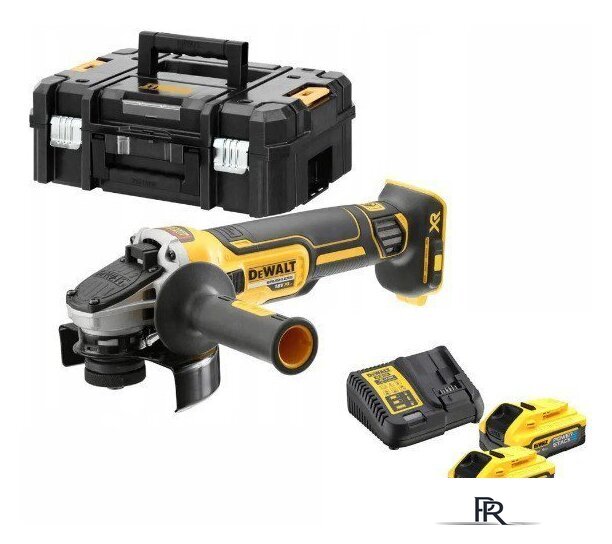 Угловая шлифмашина DeWalt DCG405H2T (с 2-мя АКБ, кейс) - Изображение №1 — Интернет-магазин ПроЗаказ