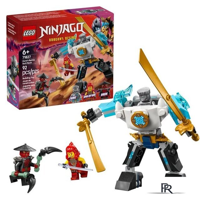 Конструктор LEGO Ninjago 71827 Боевой робот Зейна в броне - Изображение №3 — Интернет-магазин ПроЗаказ
