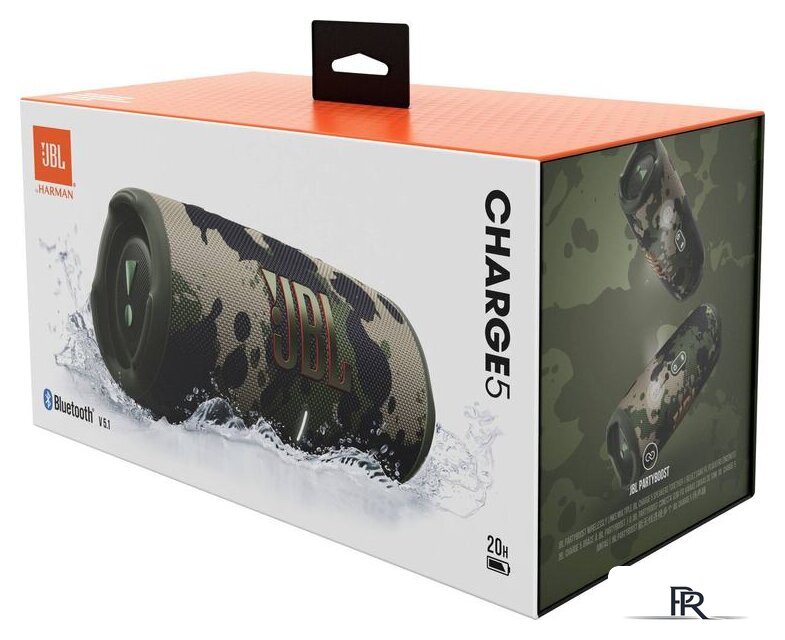 Беспроводная колонка JBL Charge 5 (камуфляж) - Изображение №7 — Интернет-магазин ПроЗаказ