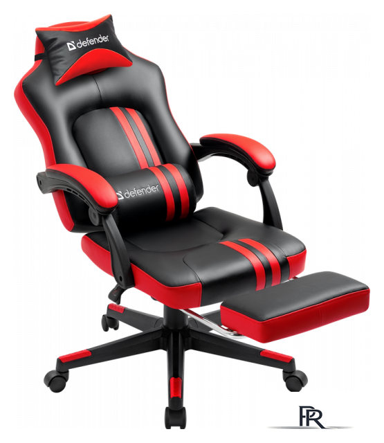 Игровое (геймерское) кресло Defender Diablo (черный/красный) - Изображение №1 — Интернет-магазин ПроЗаказ