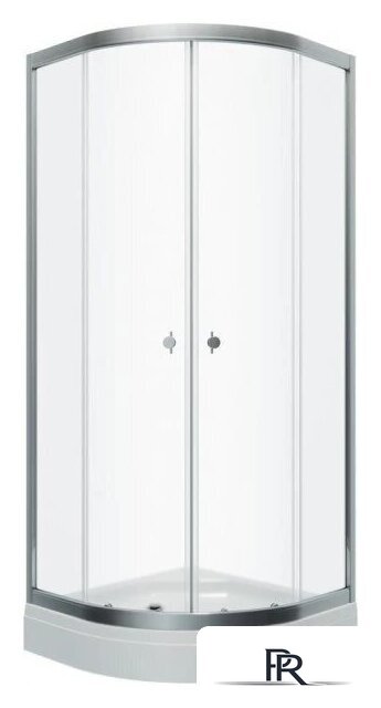 Душевой уголок Triton Альфа-Хром 80х80 (с поддоном) - Изображение №1 — Интернет-магазин ПроЗаказ