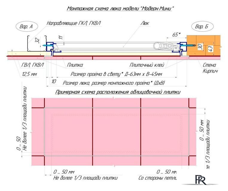 Люк Визионер Модерн Мини (25x60 см) - Изображение №8 — Интернет-магазин ПроЗаказ