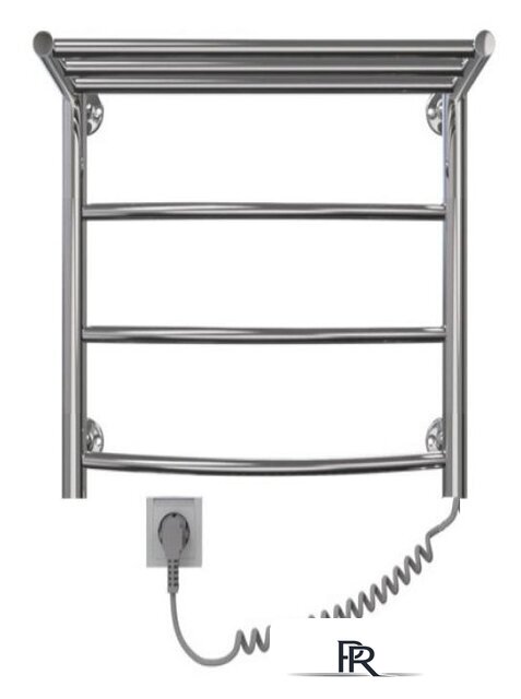 Полотенцесушитель Granula Классик 50x60 D32 с полкой и кнопкой - Изображение №1 — Интернет-магазин ПроЗаказ