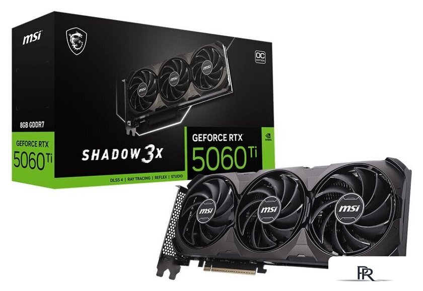 Видеокарта MSI GeForce RTX 5060 Ti 8G Shadow 3X OC Classic - Изображение №5 — Интернет-магазин ПроЗаказ