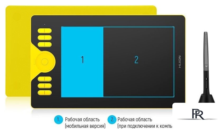 Графический планшет Huion HS610 - Изображение №4 — Интернет-магазин ПроЗаказ