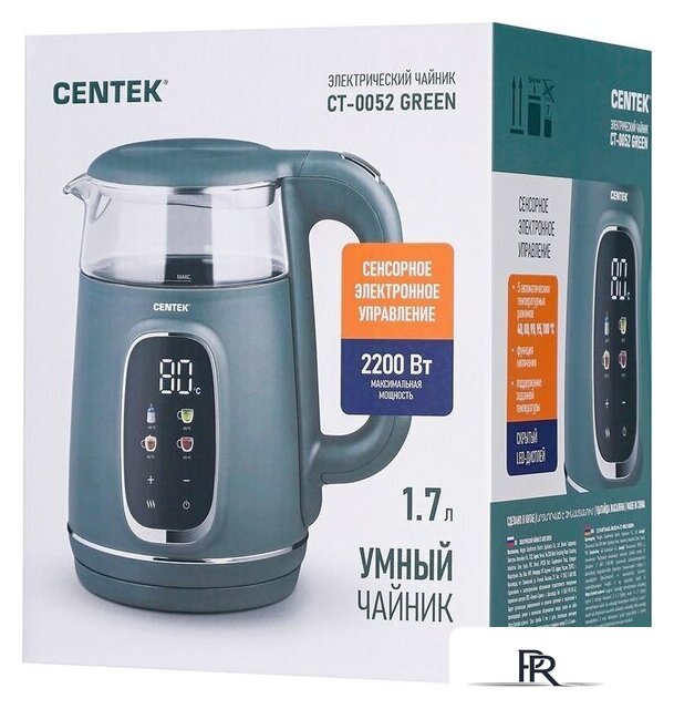 Электрический чайник CENTEK CT-0052 Green - Изображение №11 — Интернет-магазин ПроЗаказ