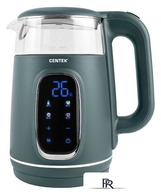 Электрический чайник CENTEK CT-0052 Green - Изображение №1 — Интернет-магазин ПроЗаказ