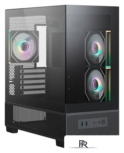 Корпус XASTRA Q500M 3ARGB-C10 (черный) - Изображение №1 — Интернет-магазин ПроЗаказ