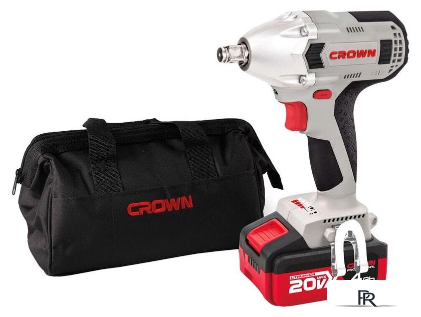 Гайковерт Crown CT22015HX-4 TB (с 2-мя АКБ, сумка) - Изображение №1 — Интернет-магазин ПроЗаказ