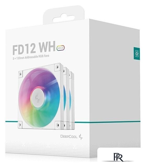 Комплект вентиляторов для корпуса DeepCool FD12 ARGB R-FD12-WHAPN3-G - Изображение №10 — Интернет-магазин ПроЗаказ